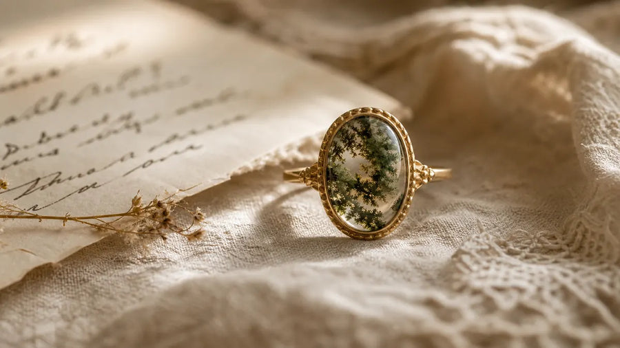 Alt Wedding Rings by Hand Activity + Stone Meaning