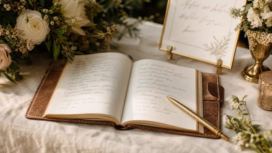 Wedding Guest Book Sign Styles: 13 Picks by Reception Flow