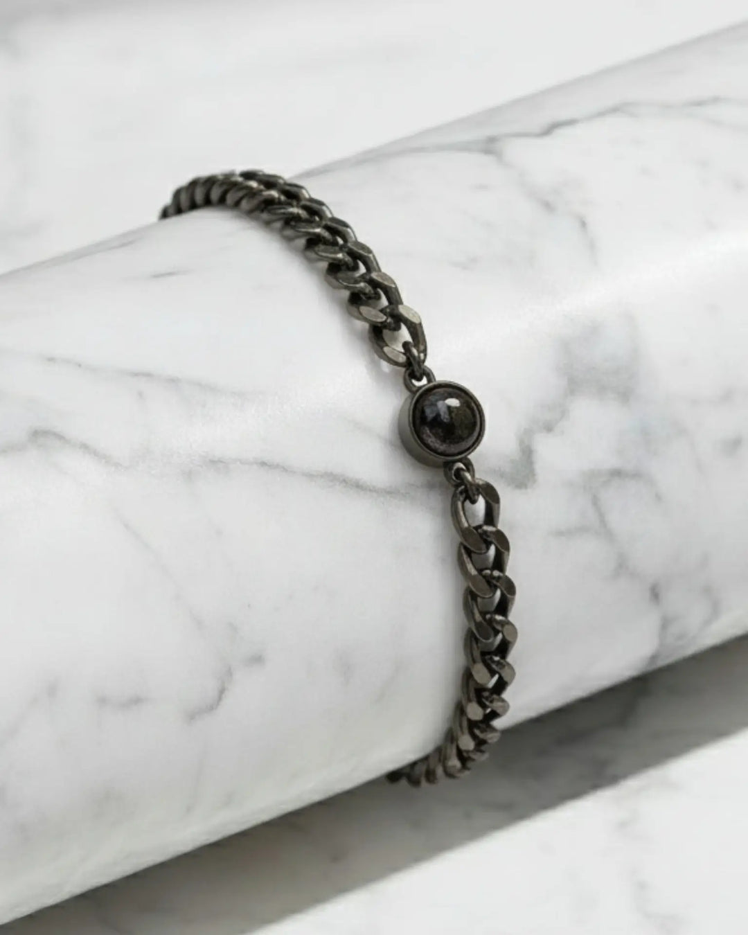 Personalised Men's Vintage Photo Projection Bracelet IfShe UK