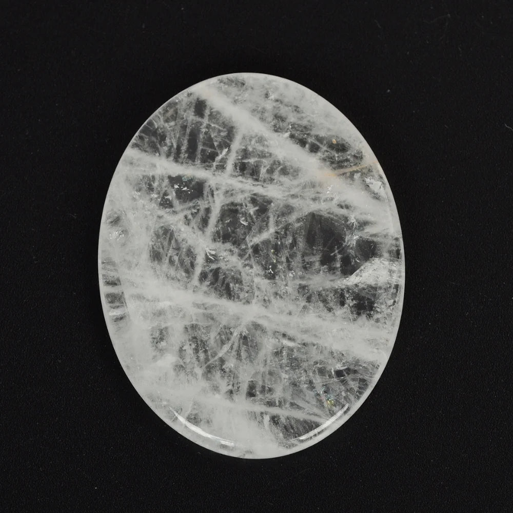 Clear Quartz Worry Stone