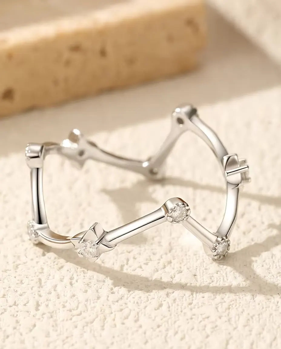 Constellation Moissanite Ring