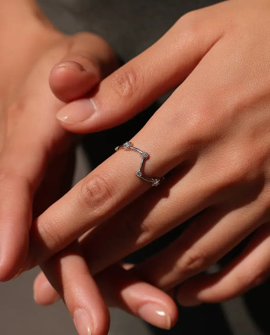 Constellation Moissanite Ring