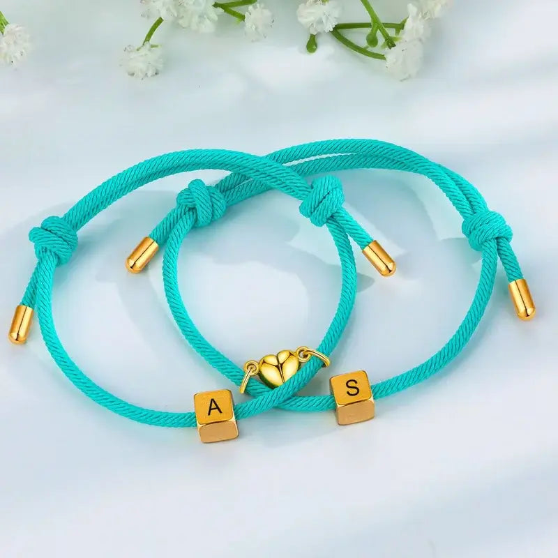 Initial Couple Bracelets Matching Bracelets for Couples IfShe UK