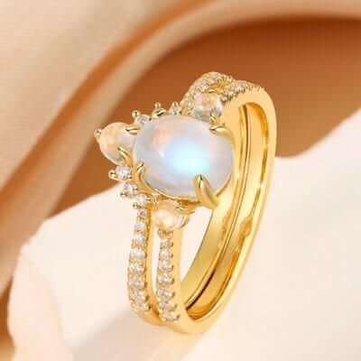 Moonstone Engagement Rings for Sale
