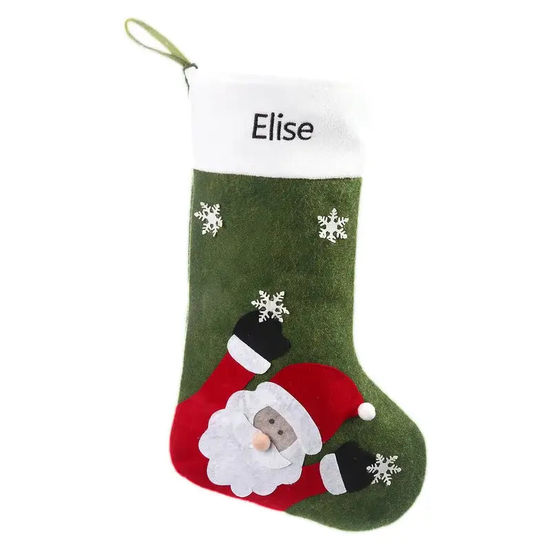 Personalised Christmas Stockings | Personalised Name Stockings Decoration