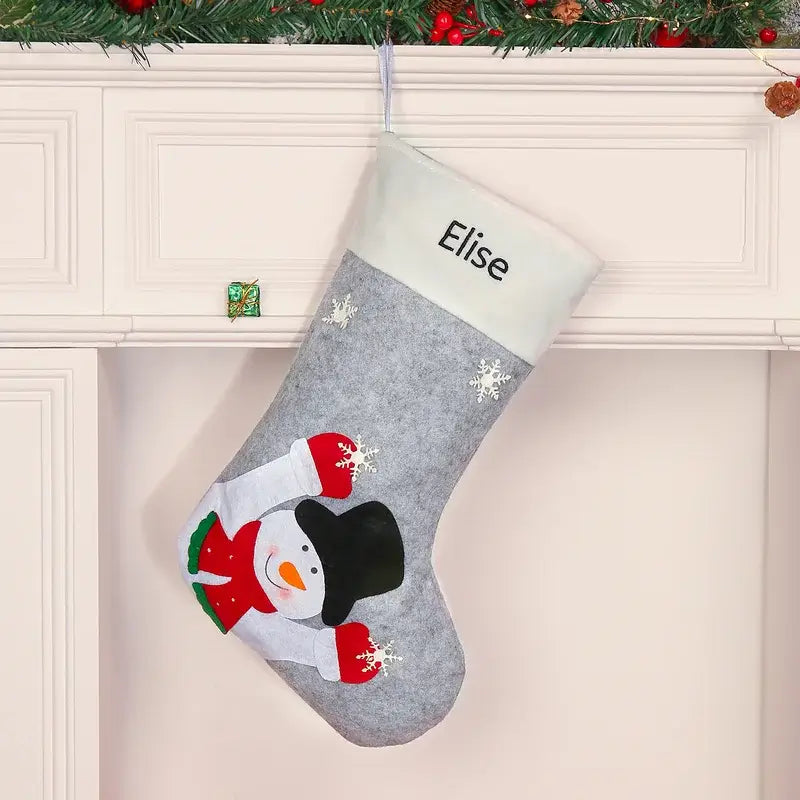 Personalised Christmas Stockings | Personalised Name Stockings Decoration