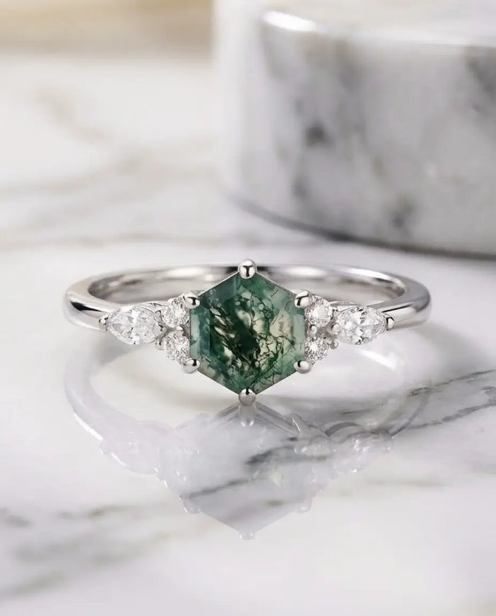 Cathedral Setting Engagement Ring: Elegant Height and Brilliance
