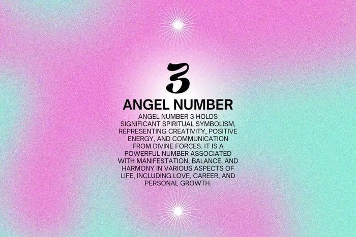 Angel Number 3 Mean