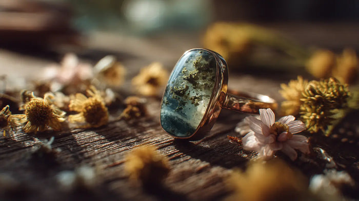 Discover the Magic of Moss Agate: From Crystals to Engagement Rings