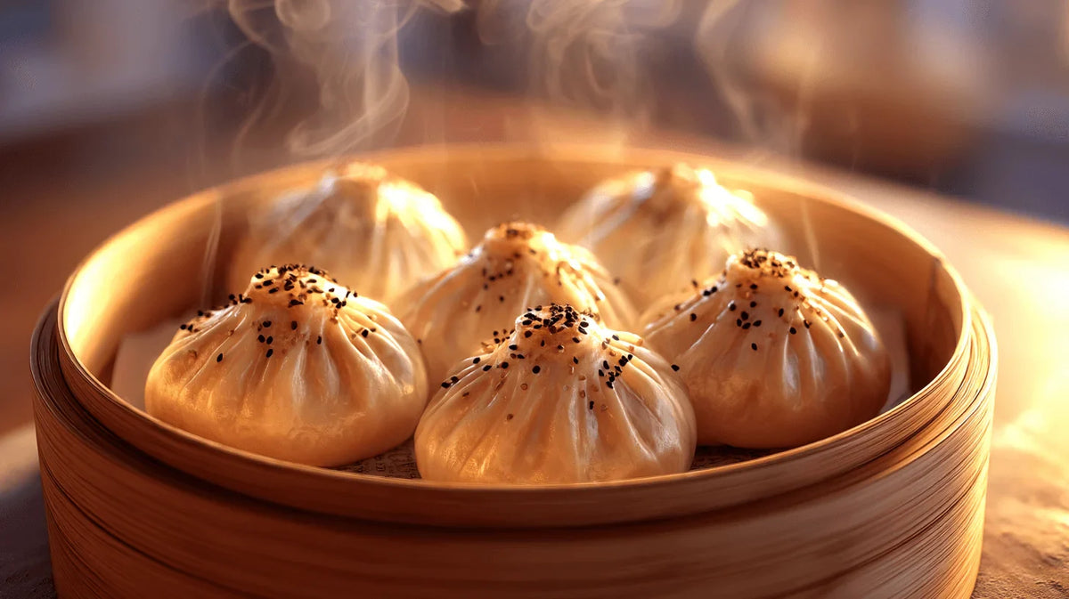 Easy Chinese BBQ Pork Steamed Buns (Char Siu Bao)