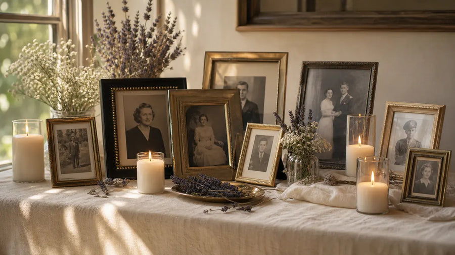 Memorial Table Wedding Ideas by Grief Recency