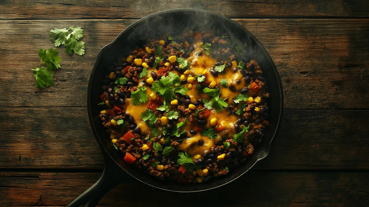 One‑Pan Ground Beef Taco Skillet: Ready in 20 Minutes