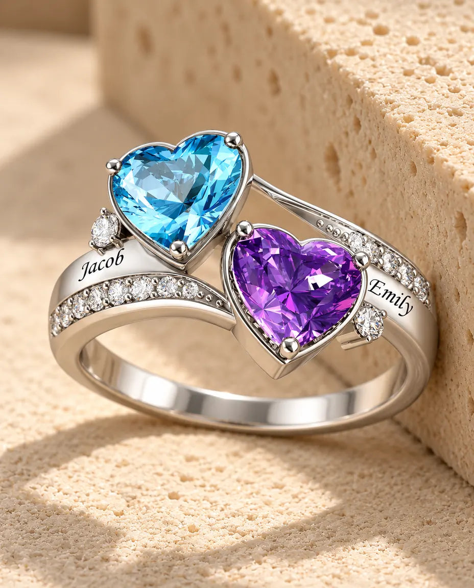 Personalised Name Ring for Her - in sterling silver