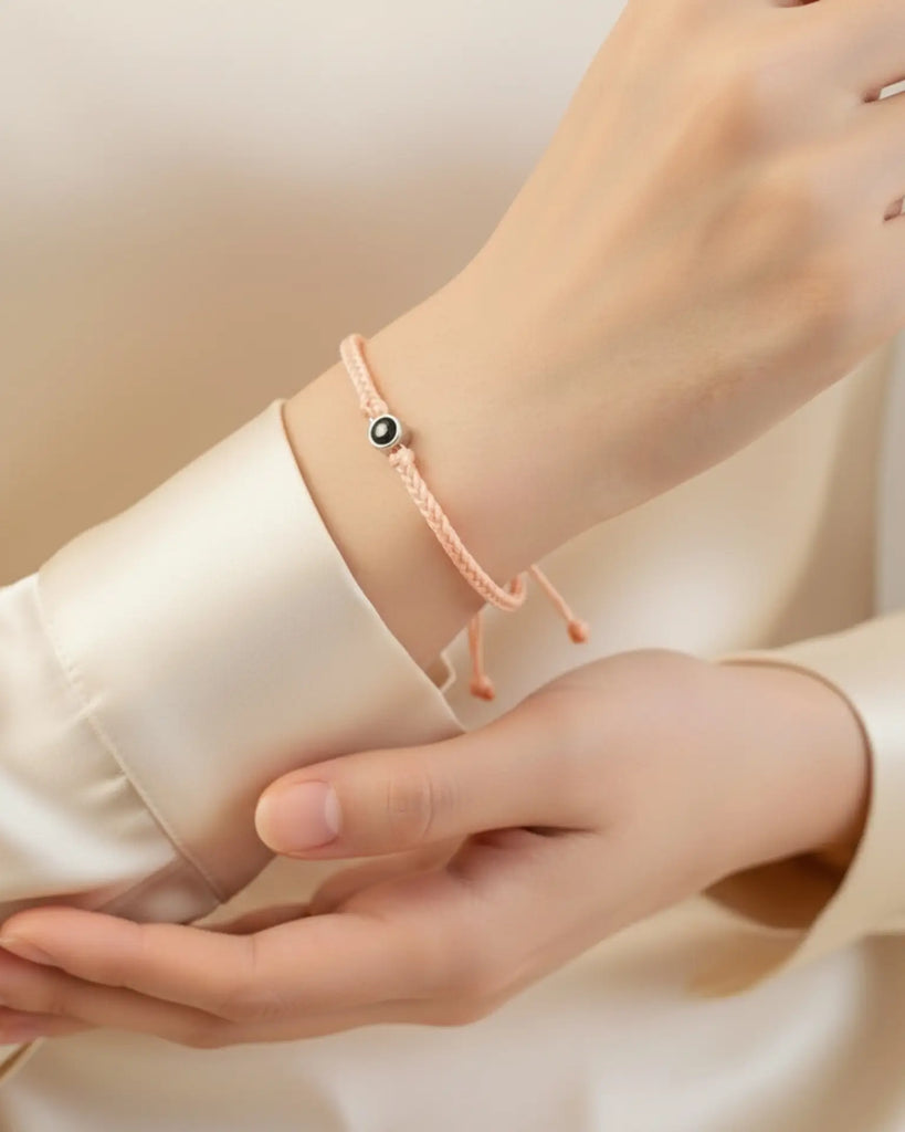 Friendship Knot Photo Projection Braided Bracelet IfShe UK
