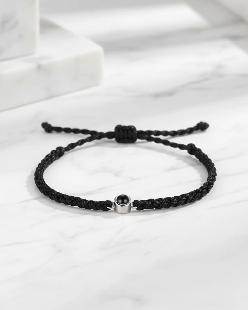 Friendship Knot Photo Projection Braided Bracelet IfShe UK