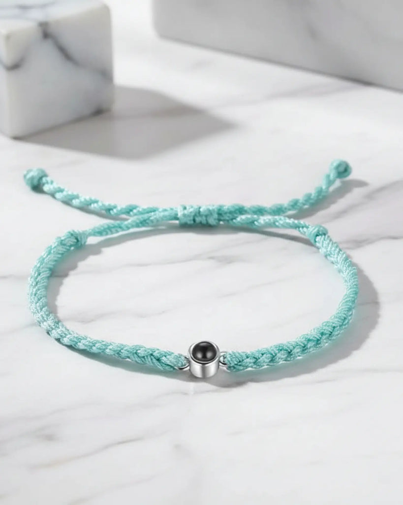 Friendship Knot Photo Projection Braided Bracelet IfShe UK