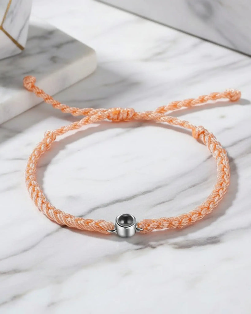 Friendship Knot Photo Projection Braided Bracelet IfShe UK