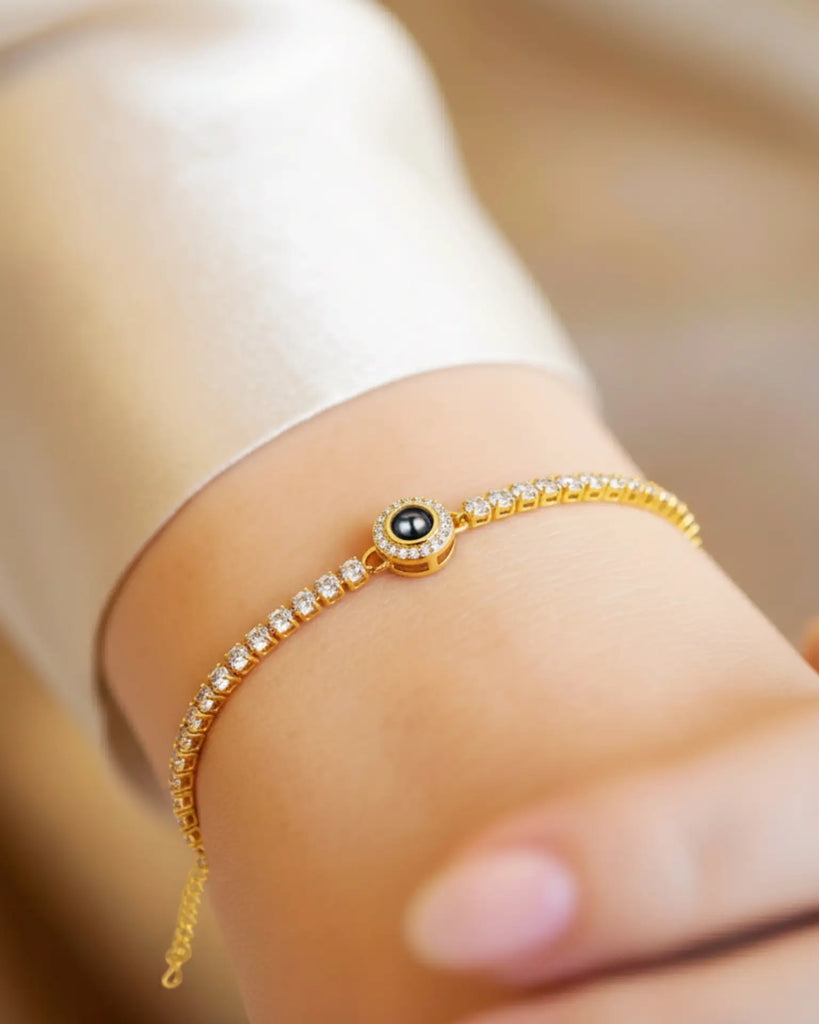 Photo Projection Tennis Bracelet for Women IfShe UK