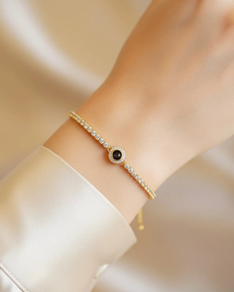 Photo Projection Tennis Bracelet for Women IfShe UK