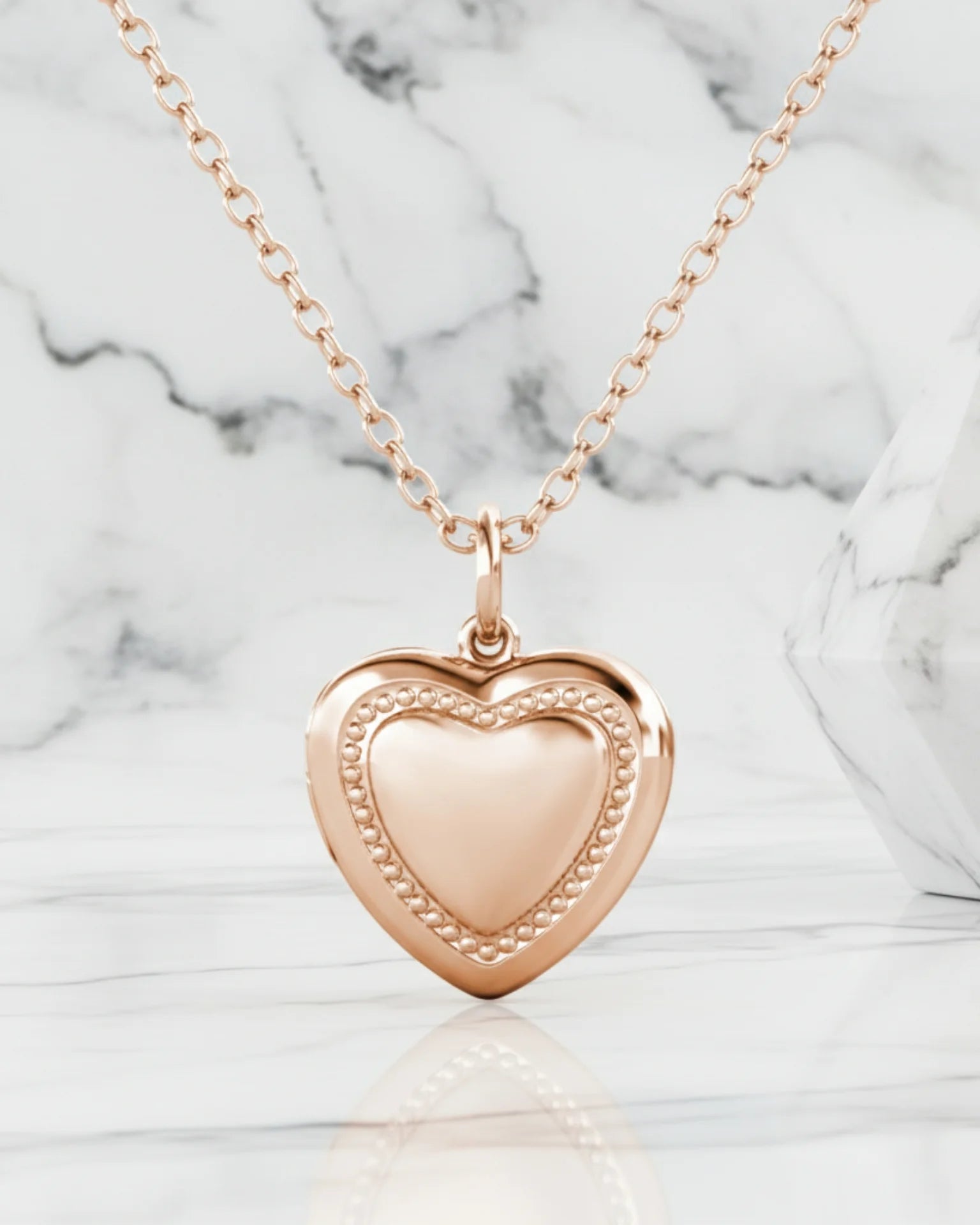 heart necklace with picture uk
