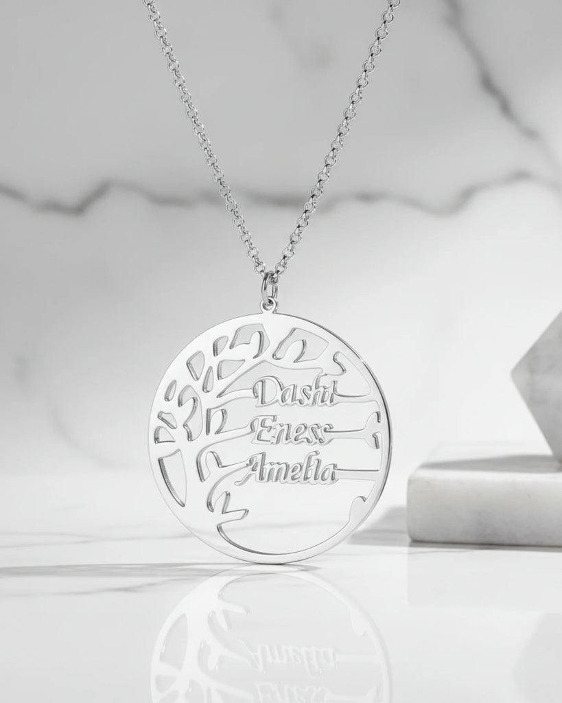Tree of Life Family Name Necklace – Personalised Jewellery IfShe UK