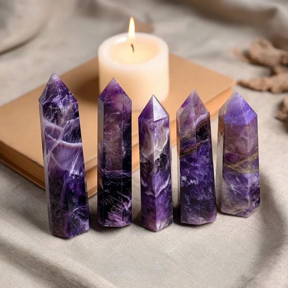 Amethyst Crystal Point AAA Premium – Healing Purple Gemstone for Calm & Clarity