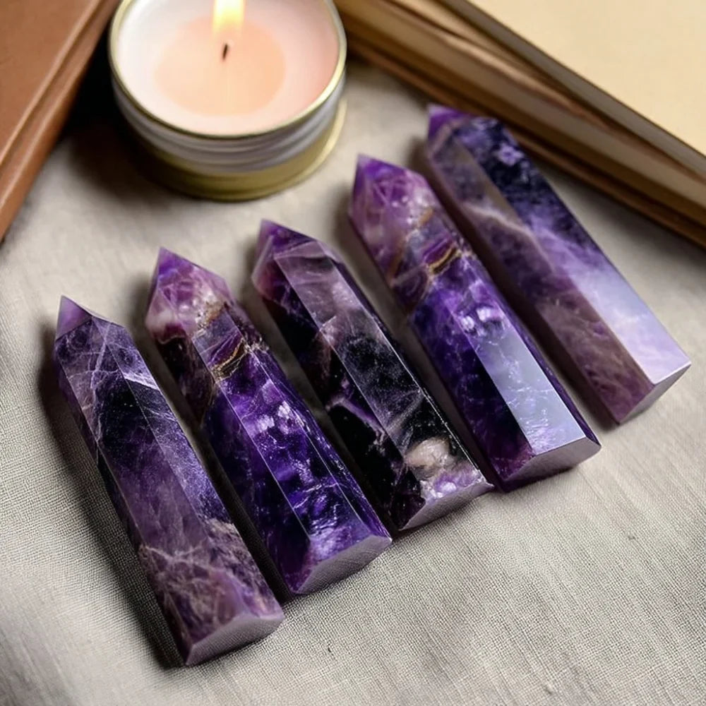 Amethyst Crystal Point AAA Premium – Healing Purple Gemstone for Calm & Clarity
