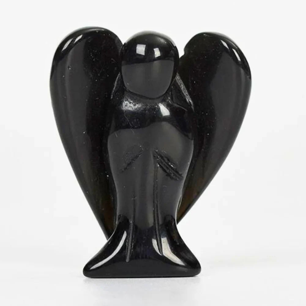 Obsidian dove pendant celestial eye AA