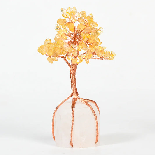 Citrine Crystal Tree with Crystals