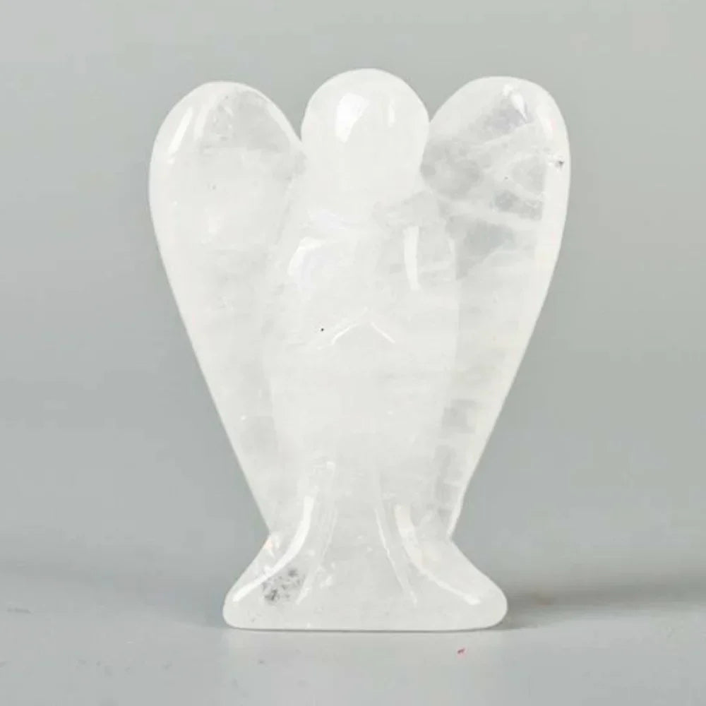 clear quartz angel
