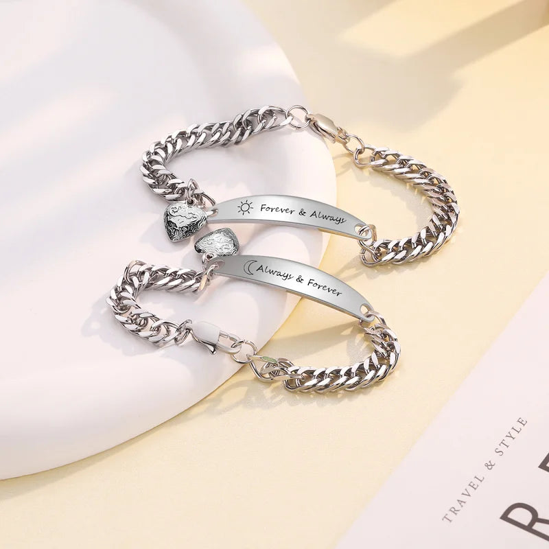 Buy Couple Matching Bracelets Online In India - India - Foto 5