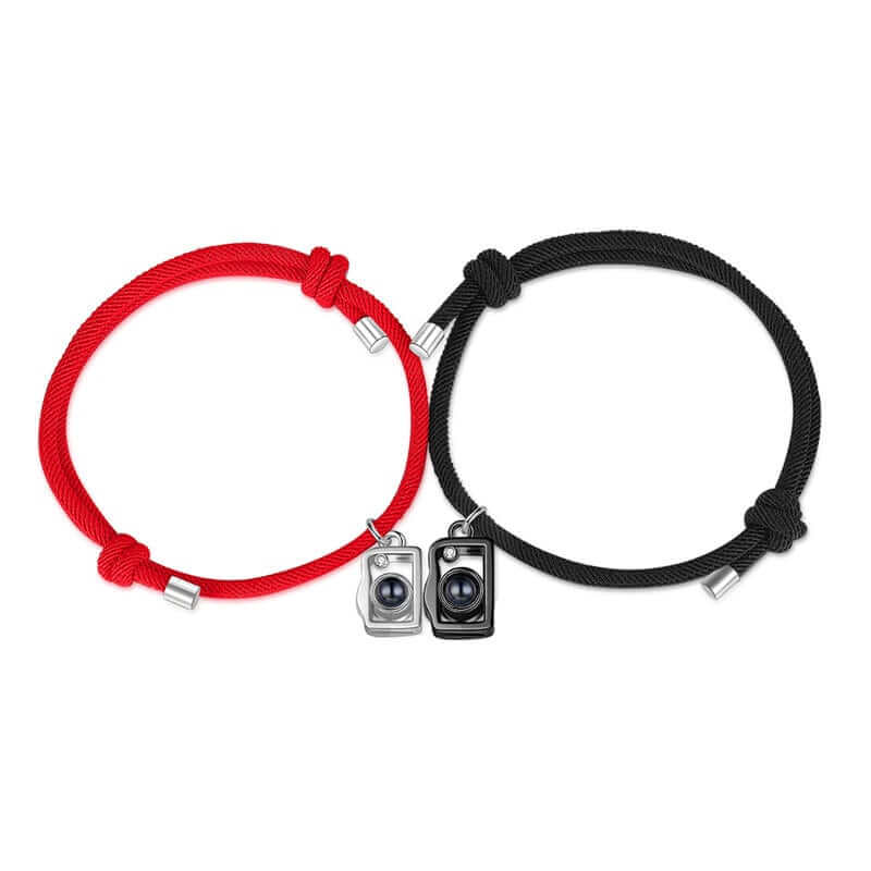 Couple Photo Projection Bracelet Camera Charms