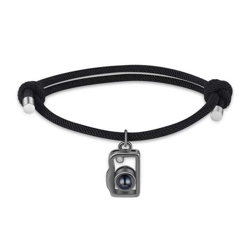 Couple Photo Projection Bracelet Camera Charms