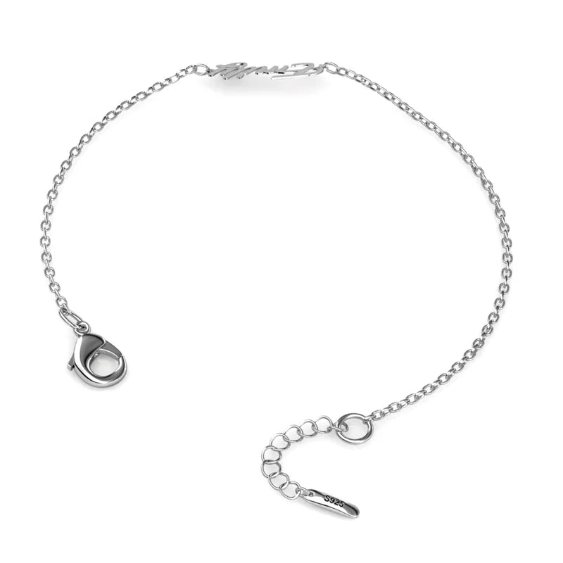 Sterling Silver Personalised Name Bracelet, Custom Made Name Bracelet, Name Jewellery Gold/Silver/Rose Gold