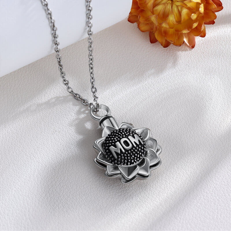 Mom store ashes necklace