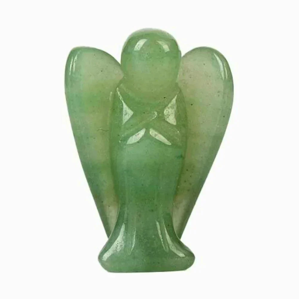green aventurine angel