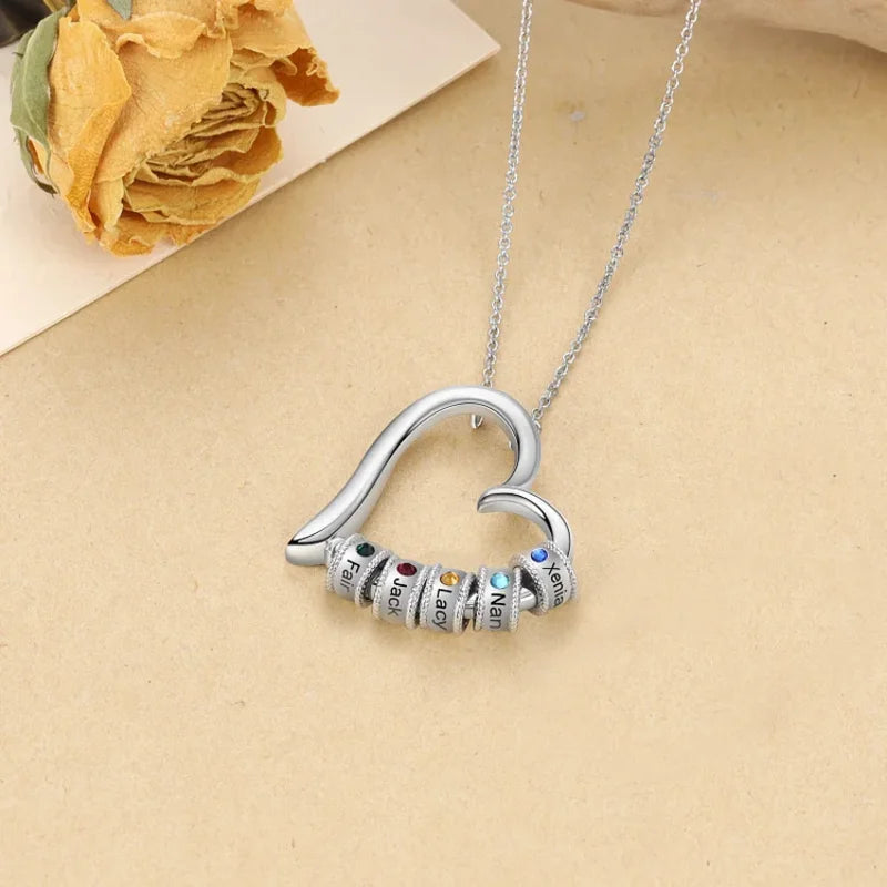 Buy Double Heart necklace for women 925 sterling silver Pendant Necklace  jewellery chain with Gift box. For girl teenage daughter ladies mum  birthday with love Online at desertcartINDIA