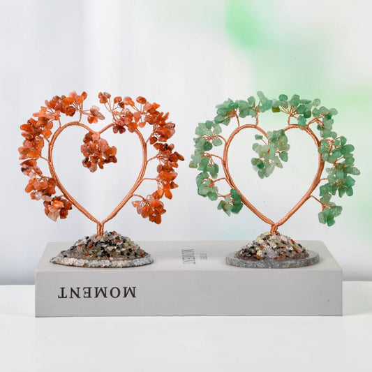 Heart Crystal Tree