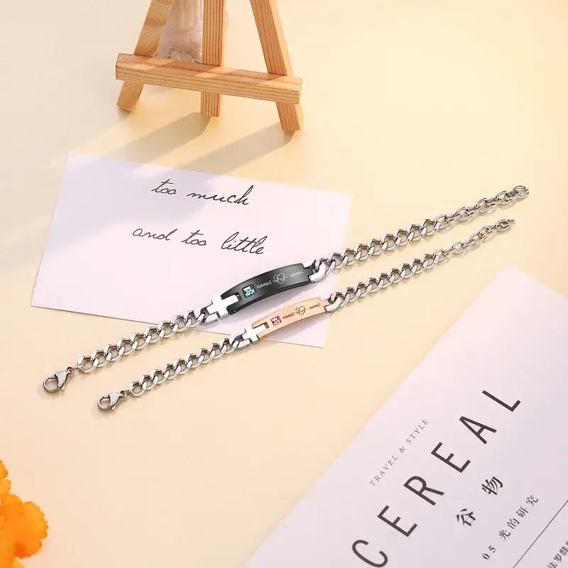 Couples online pulse bracelets