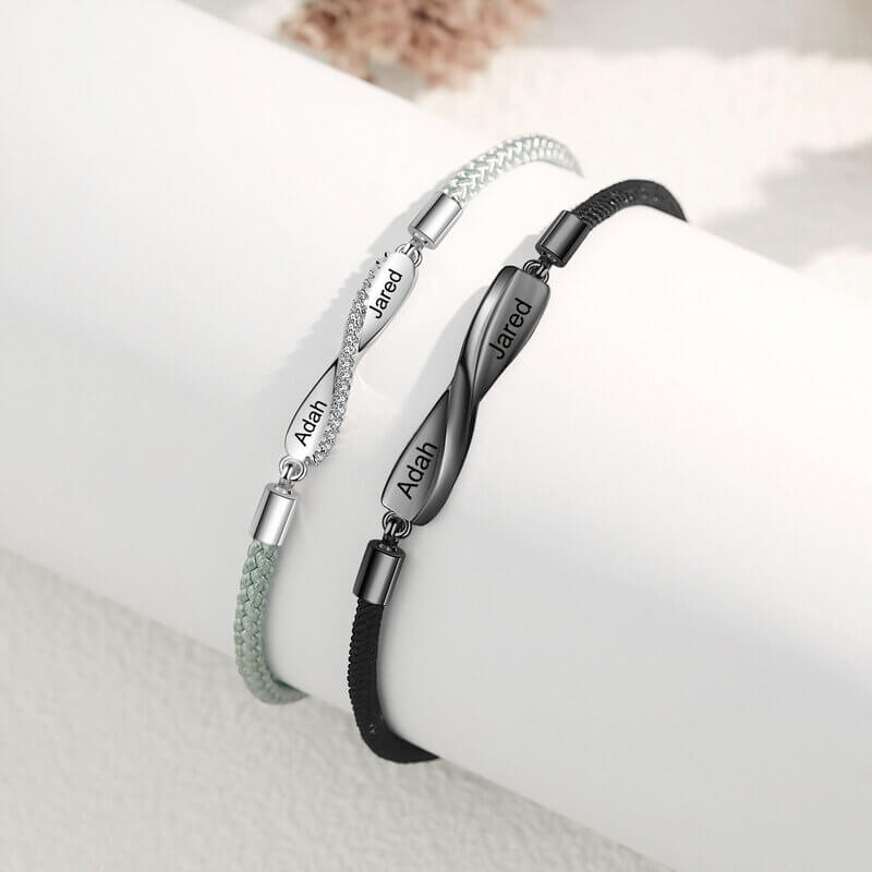 For Couples Magnetic Couple Bracelets Magnetic Half Heart Couple