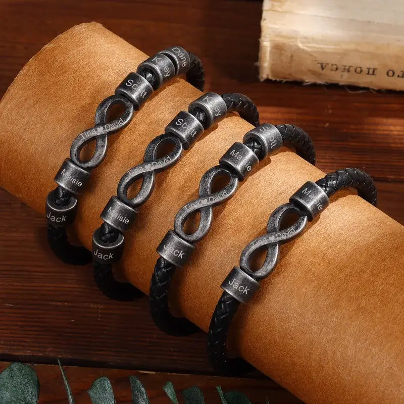 Infinity mens bracelet on sale
