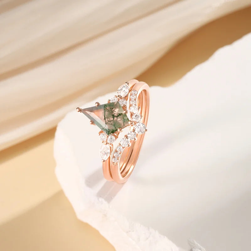 Kite shaped 2025 engagement ring