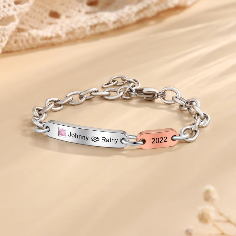 Personalized Cuff Bracelet His and Her Bracelets Longitude and Latitude Set  of 2 Mens Bracelet Matching Couples Jewelry Wedding Gift - Etsy