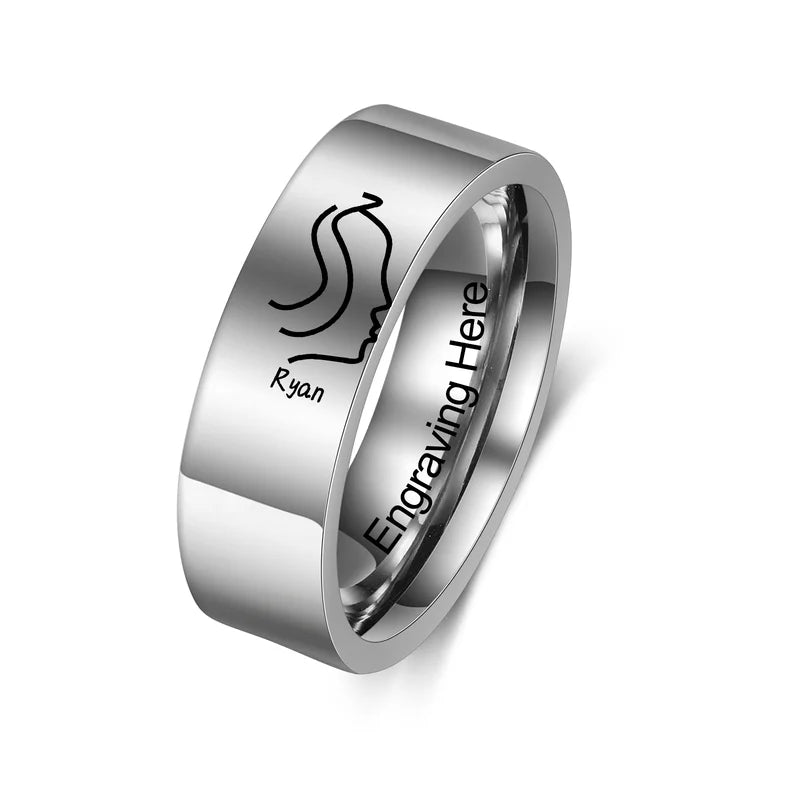 Exclusive Gift Sizzling Silver Fashionable Adjustable LOVE HEARTBEAT Theme Couple  Ring for Husband & Wife / Men & Women / Boys & Girls / Boyfriends &  Girlfriends & for Wedding / Anniversary / Birthday Gift.
