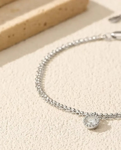 Moissanite Drop Bracelet