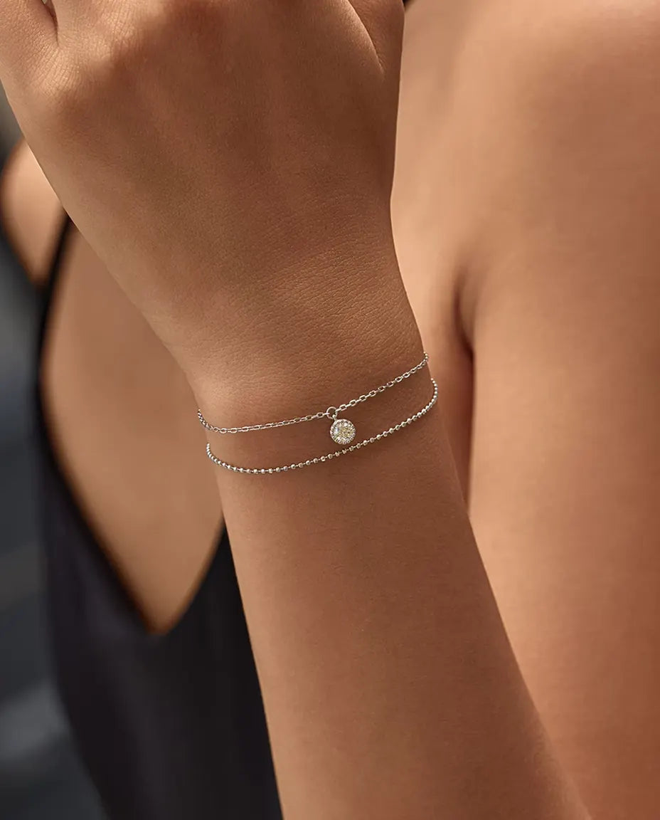 Moissanite Drop Bracelet