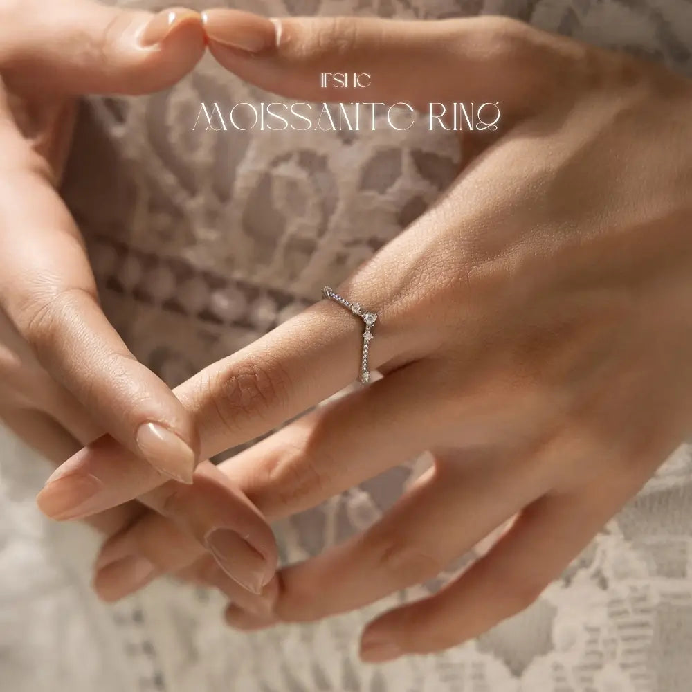 Moissanite Ring