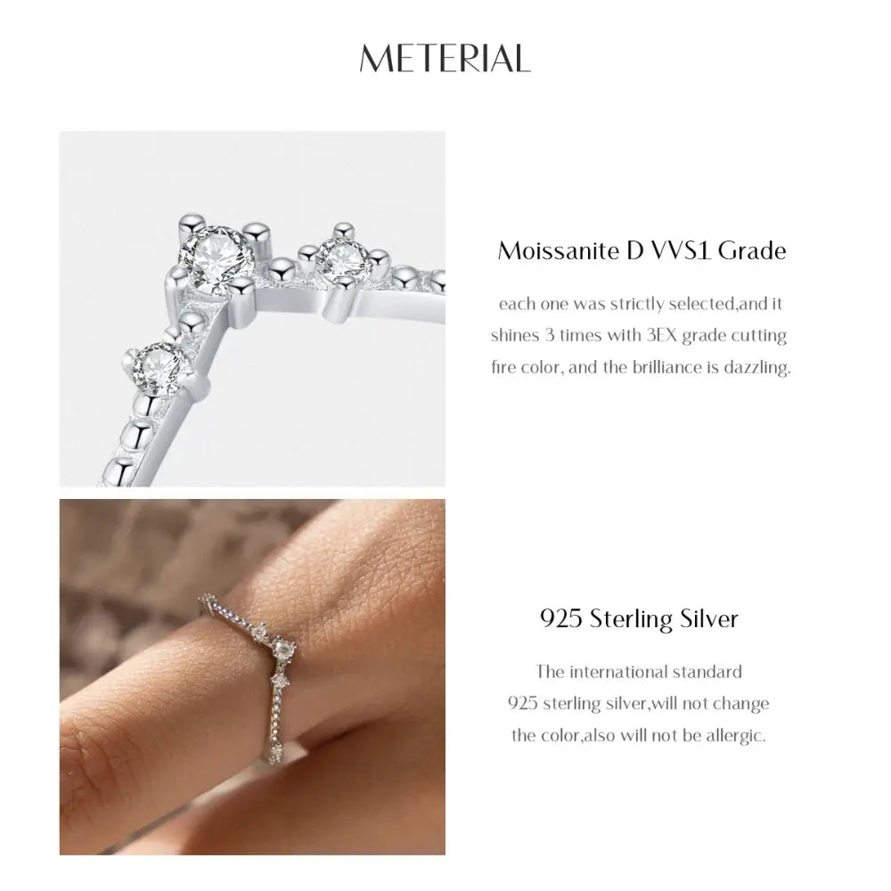 Moissanite Ring
