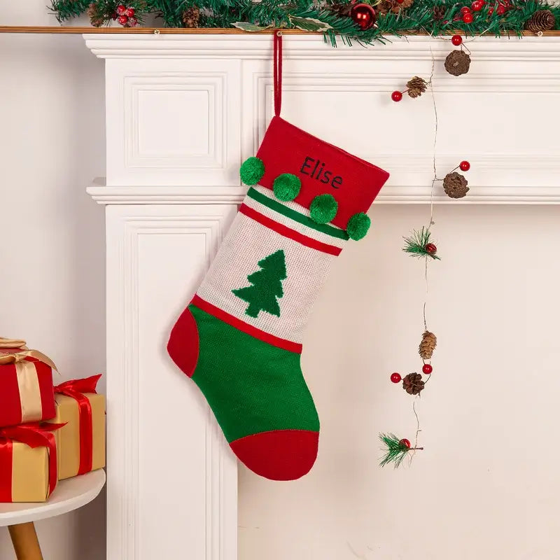 Personalised Christmas Tree/Snowflake Stockings