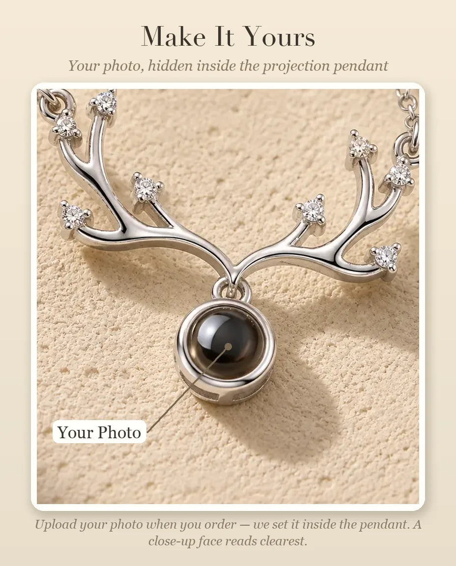 Photo Projection Necklace - personalisation guide: photo upload